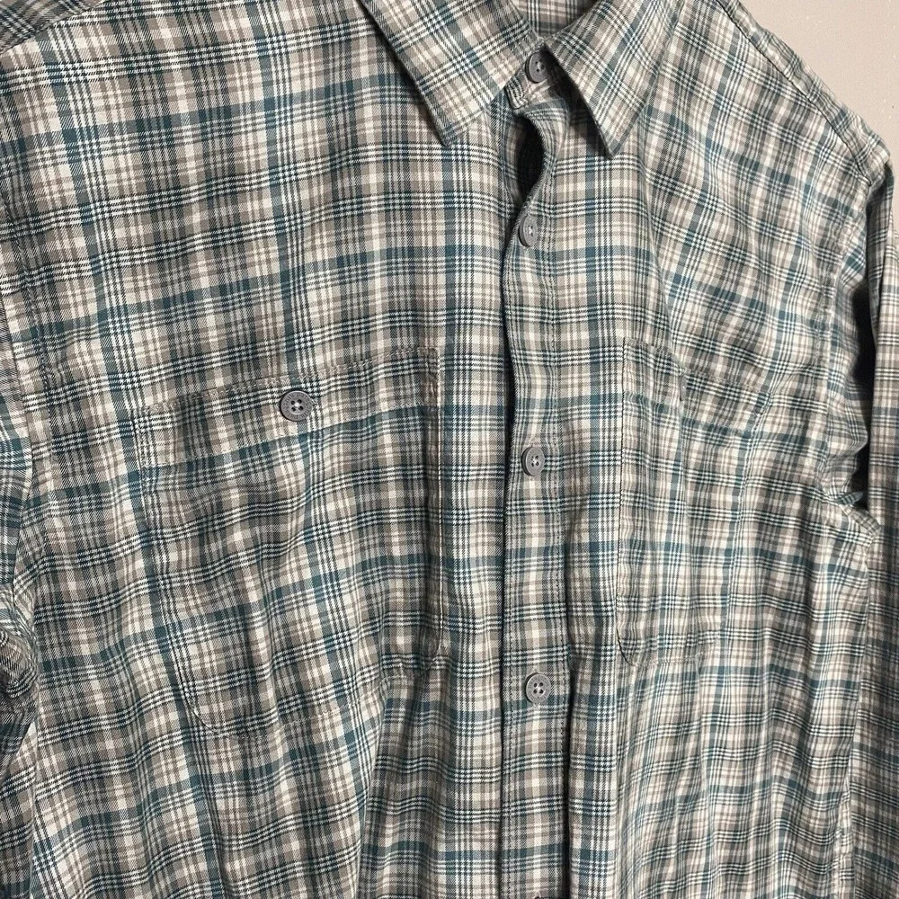 Patagonia‎ Fjord Flannel Long Sleeve Button Up Shirt Mens Size M